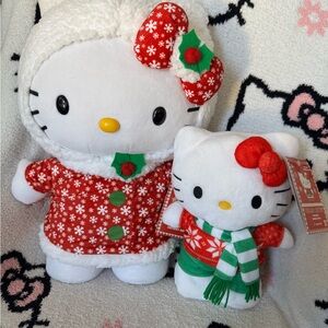 Sanrio Plush Set with Red and Green Accents